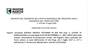 Comunicato del Presidente