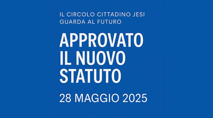 Il Circolo Cittadino Jesi guarda al futuro: approvato il nuovo Statuto